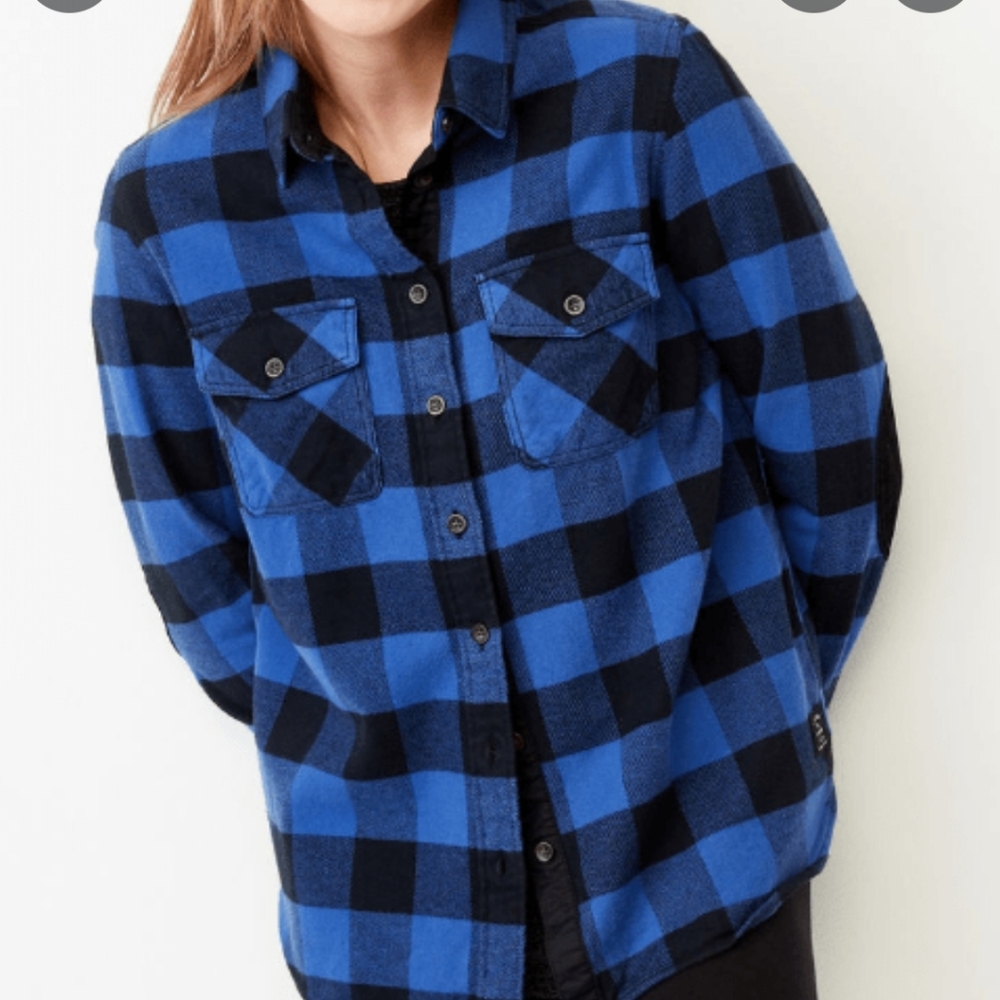 Roots Button Up Plaid Shirt